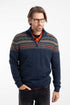 Weird Fish Larner Eco 1/4 Zip Fair Isle Jumper 203601